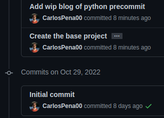 image git log
